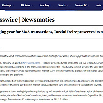 In a challenging year for M&A transactions, TozziniFreire preserves its market share